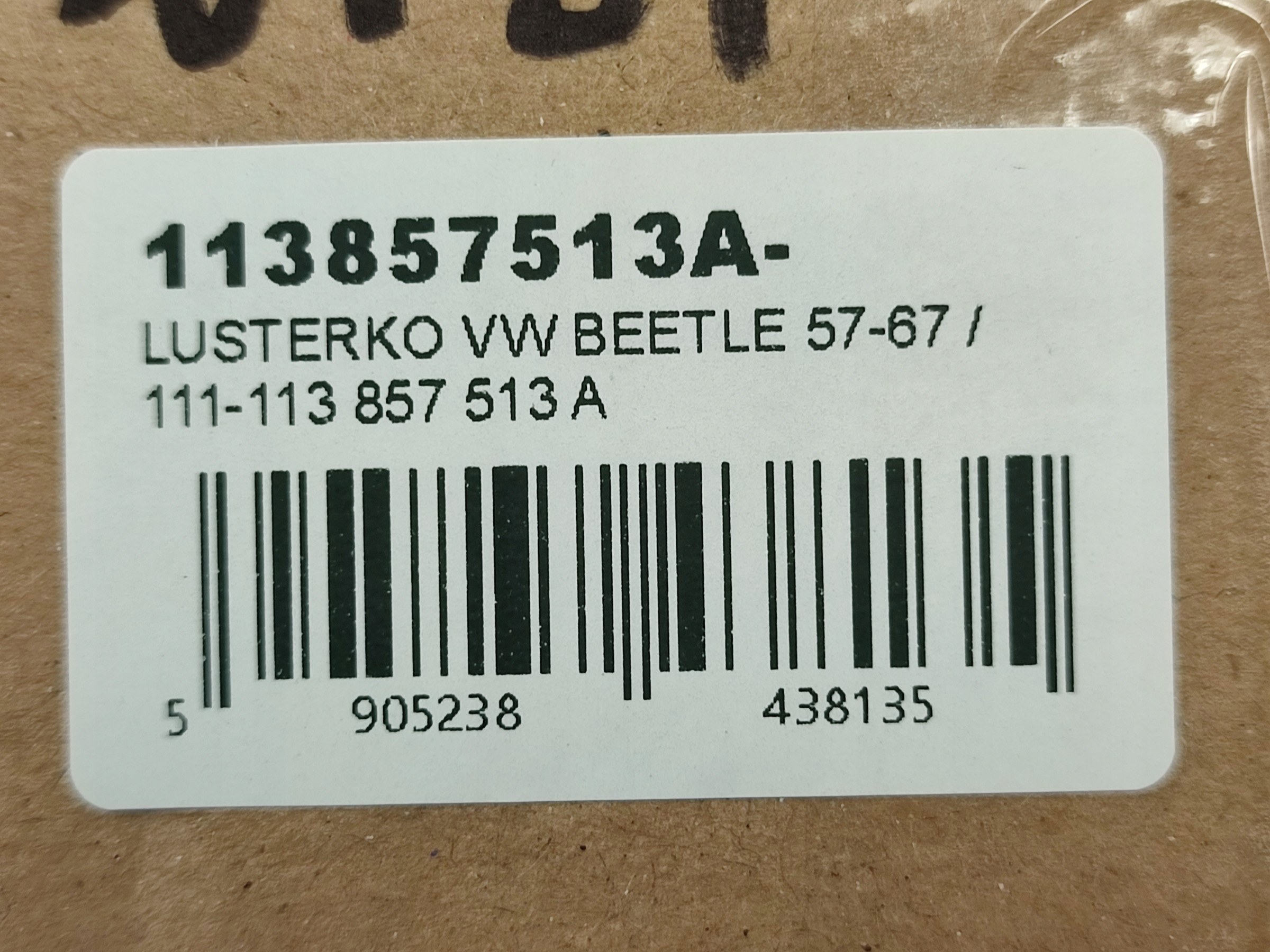 Spiegel VOLKSWAGEN BEETLE 1957-1967 / 111-113 / 857513A