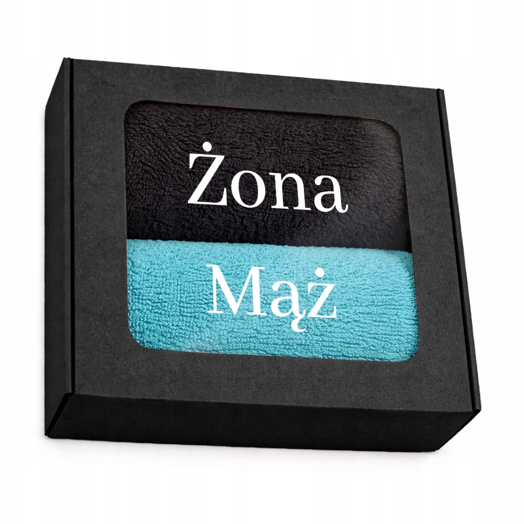 Sada ručníků 50x100 Výšivka na Svatba Výročí Dárek Manžel Manželka Czar+ Turks