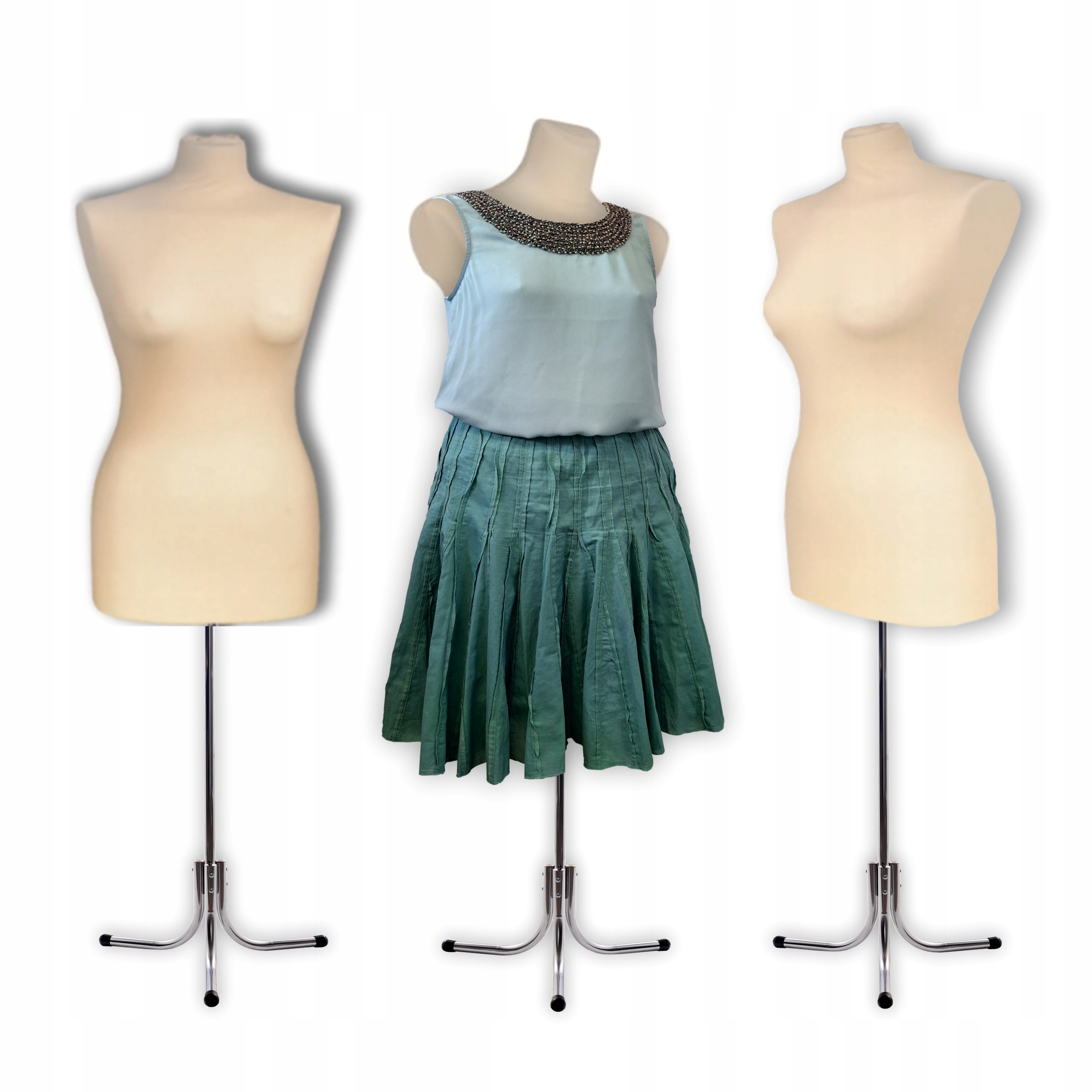 Manekin Damski Krawiecki 36 38 40 42 44 46 Koszulka+noga Wystawowy Premium