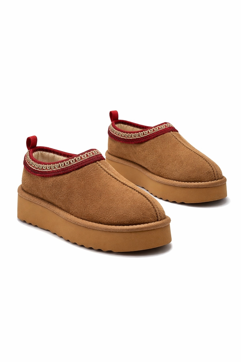 Hnědé Pantofle S Béžovým Akcentem Na Platformě 37 1I4A