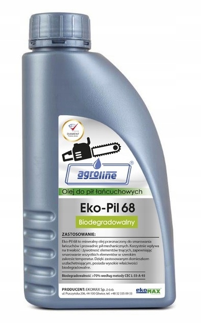

Olej do smarowania łańcuchów Ekomax Eko-pil 68 1l