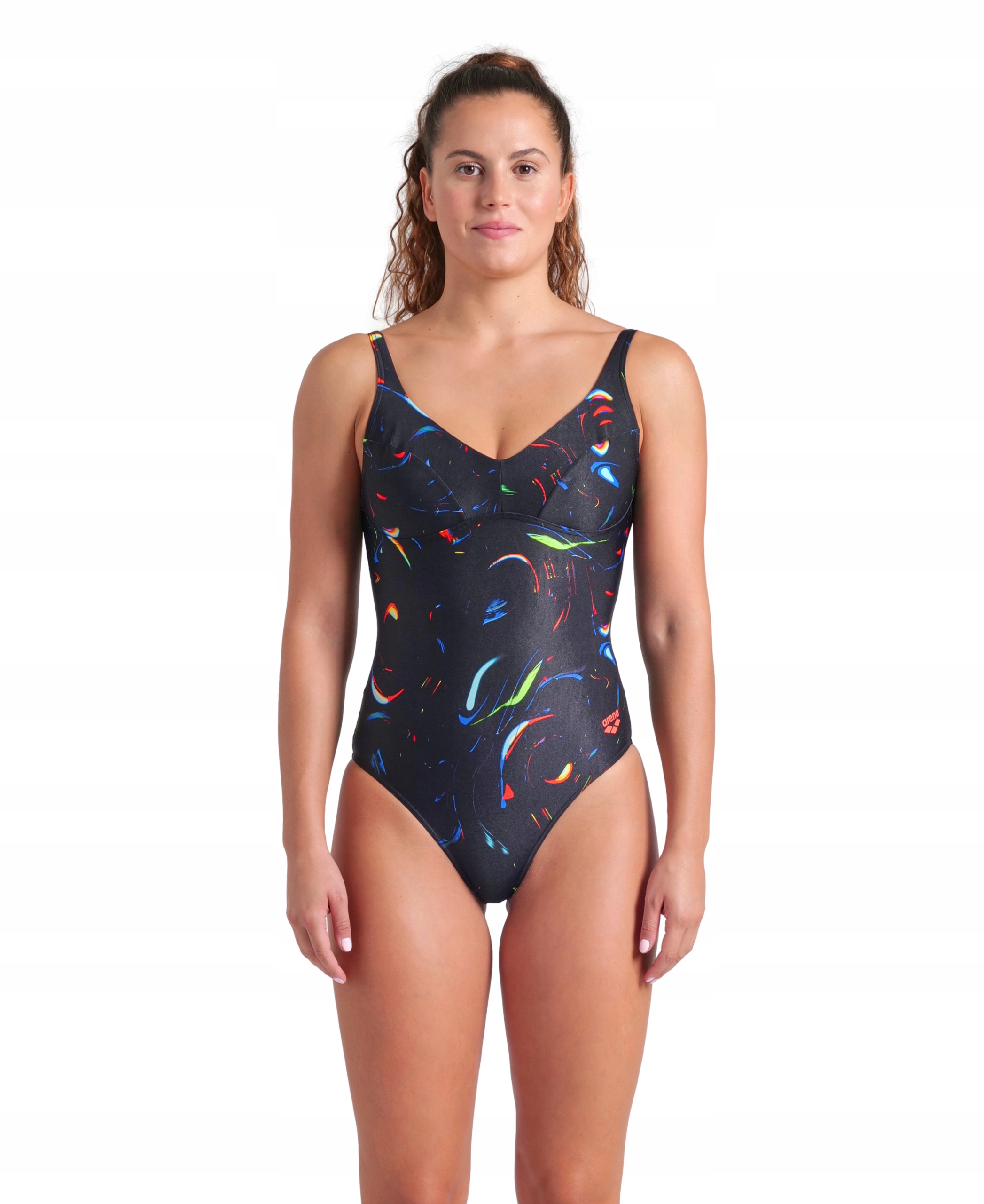 Strój kąpielowy damski Arena Abyss Swimsuit U Back 38