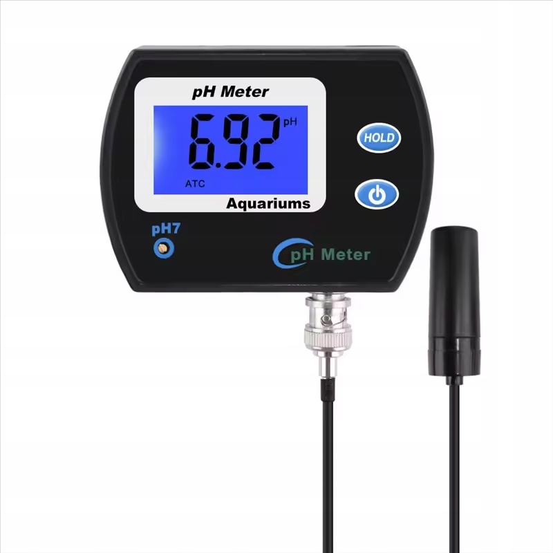 LCD Měřič Tester pH Metr Vody Senzor Akvária