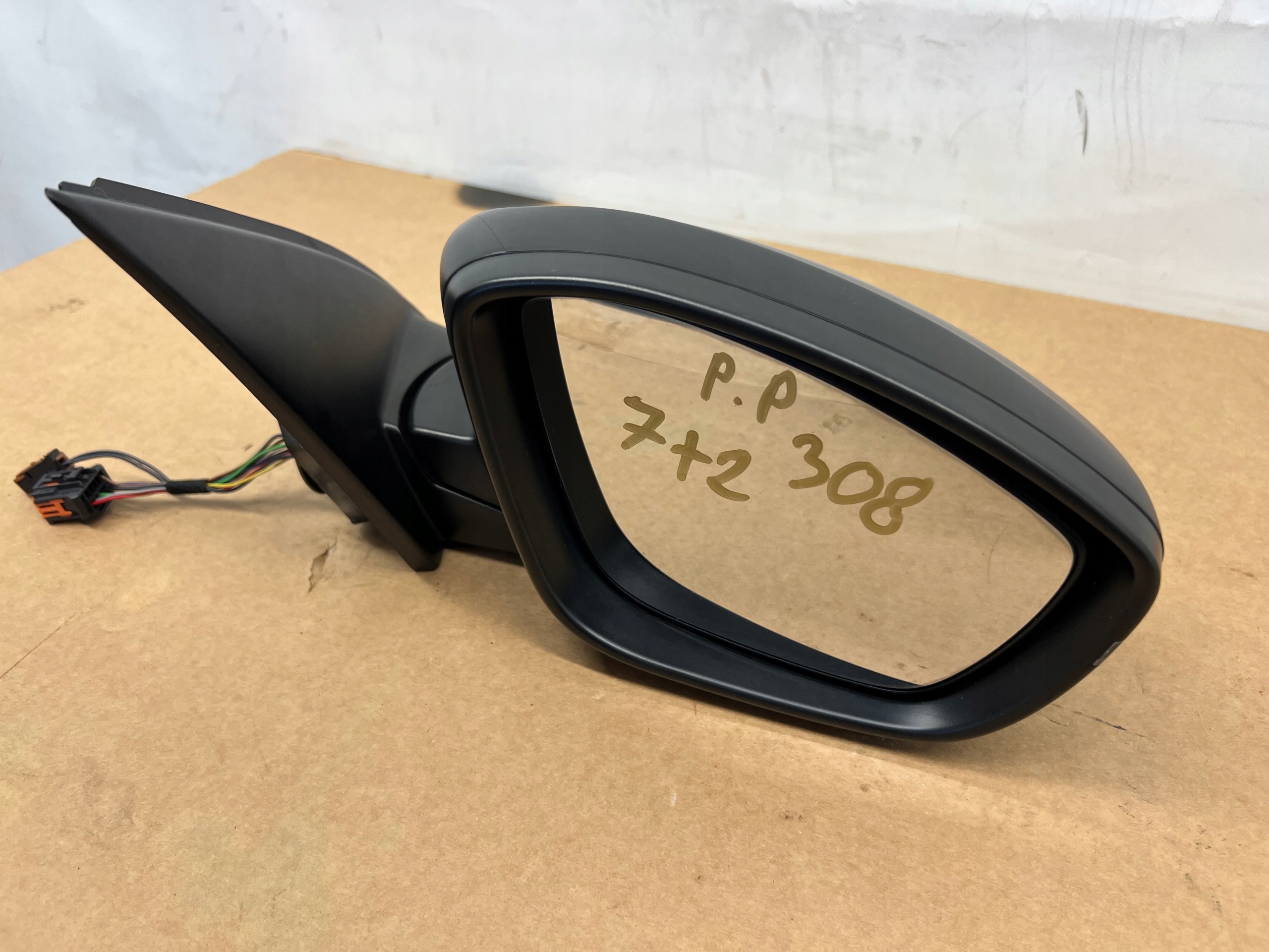 Peugeot 308 II T9 mirror right front right front 7+2 9 PIN
