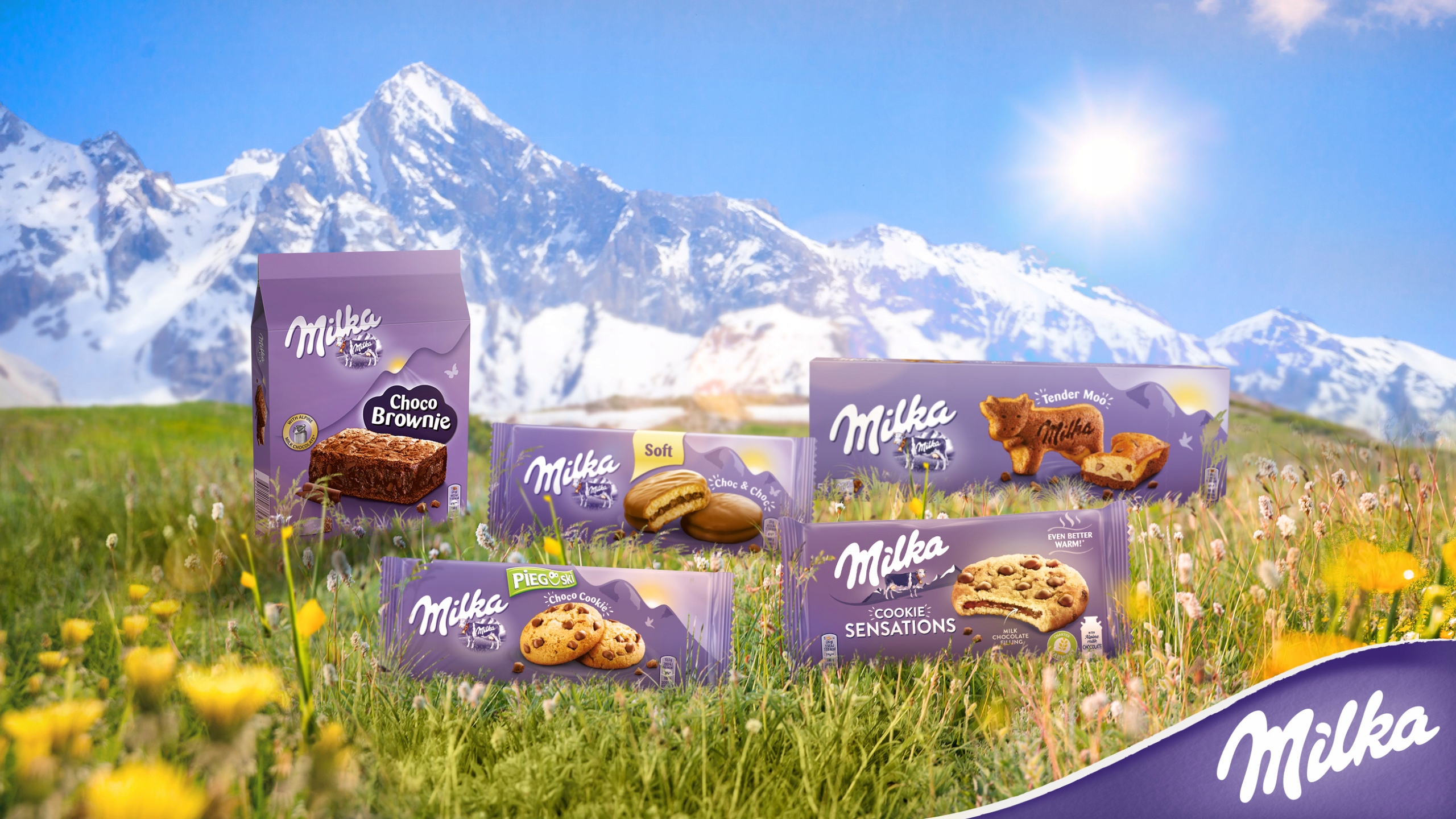 Ciastka Milka Choco ciastka, herbatniki z czekoladą mleczną 150g Waga 150 g