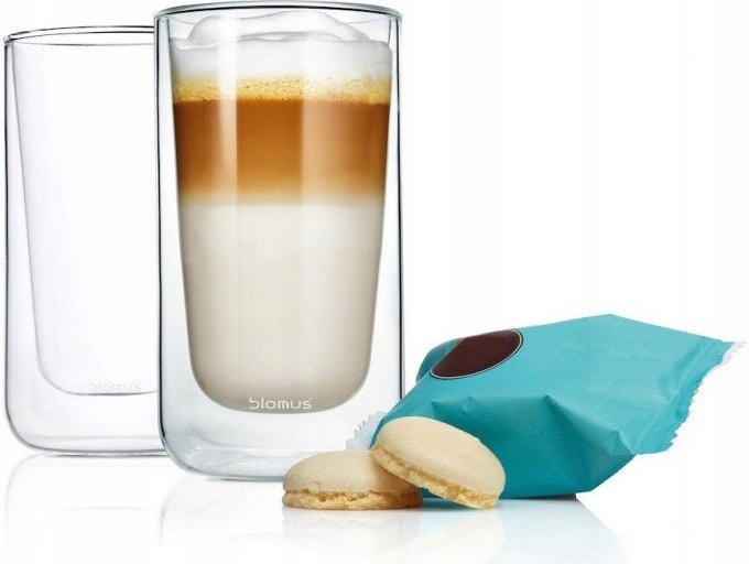 Blomus Nero Termosklenice na kávu Latte 320 ml