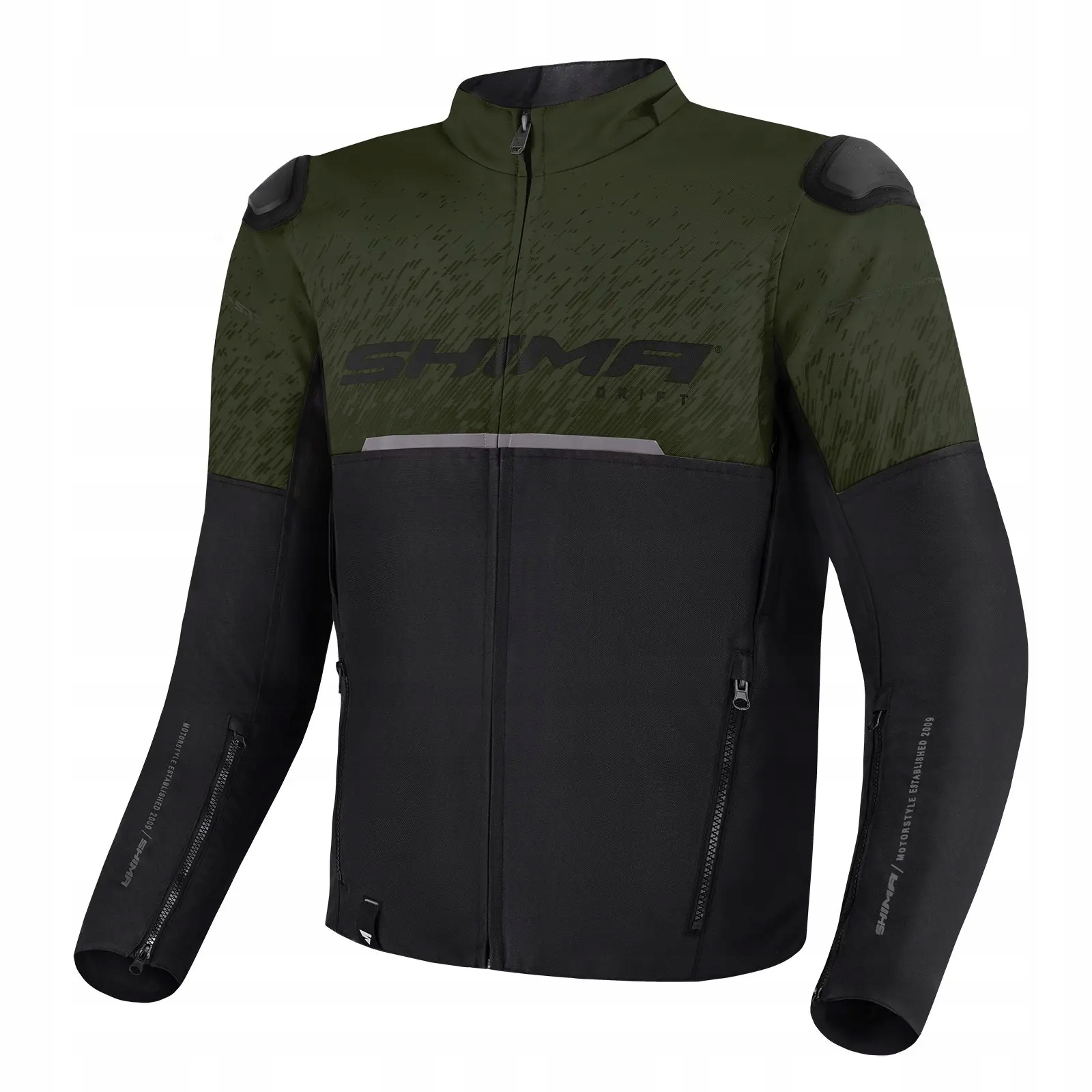 Mestská ľahká motocyklová bunda Shima Drift Men Khaki XL