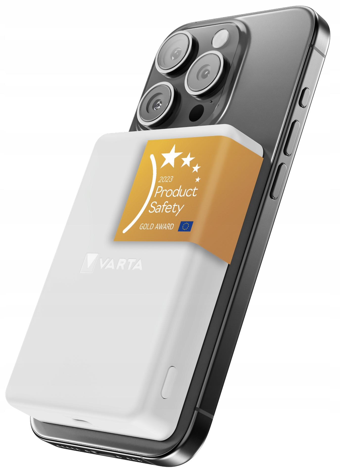 Varta Powerbanka Mag Pro Bezdrátový zásobník energie 5000mAh bílý