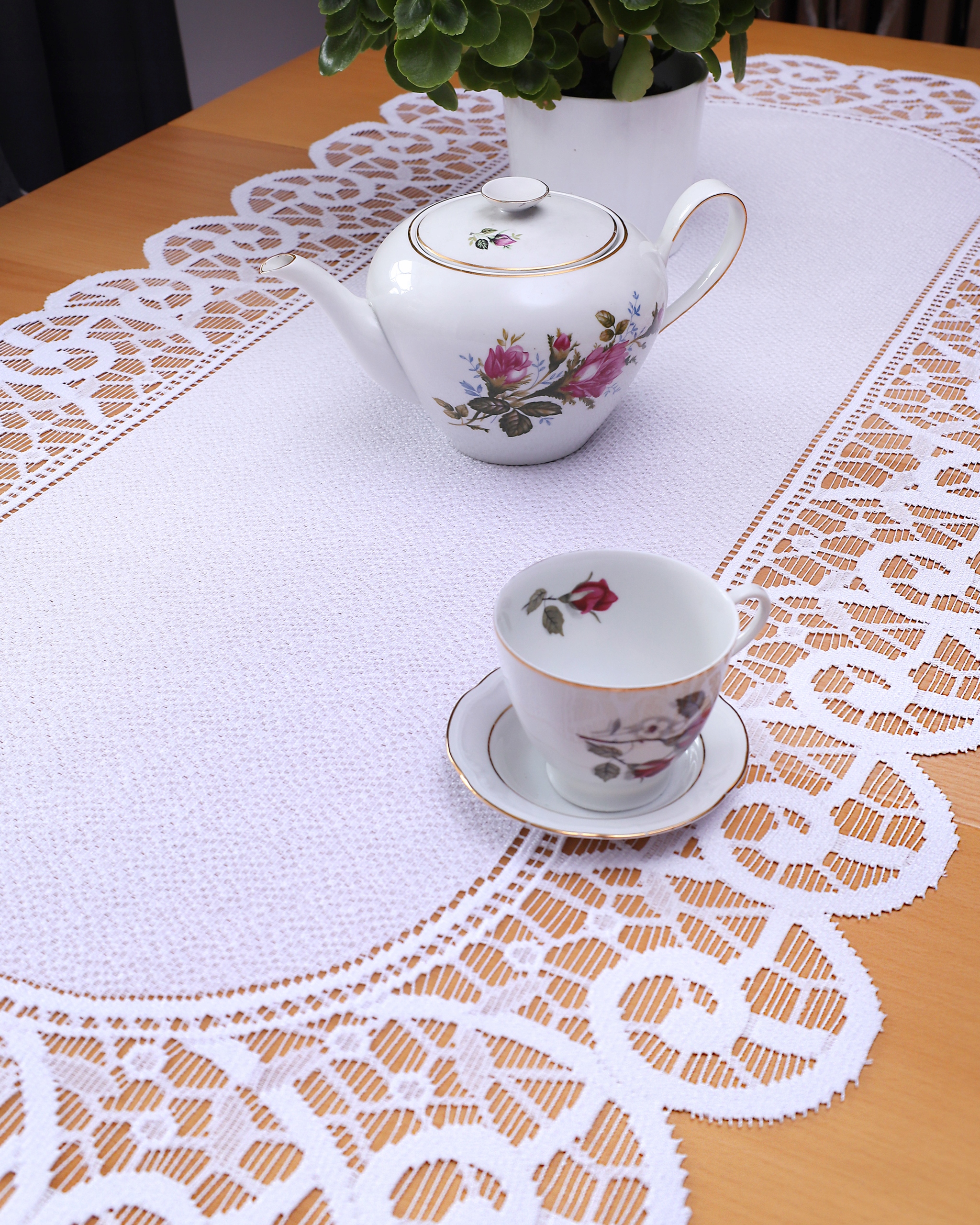 Serwetka bieżnik żakard wzór owal 120x60 cm Marka Haft