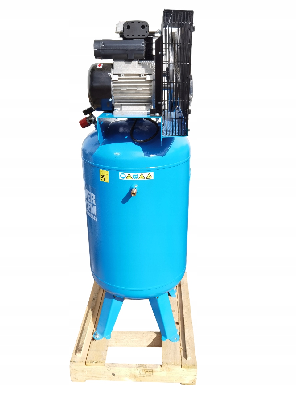 Kompresor pionowy stojący POWER SYSTEM B3800B/150V 10Bar 150L 2,2kW 230V Marka inna