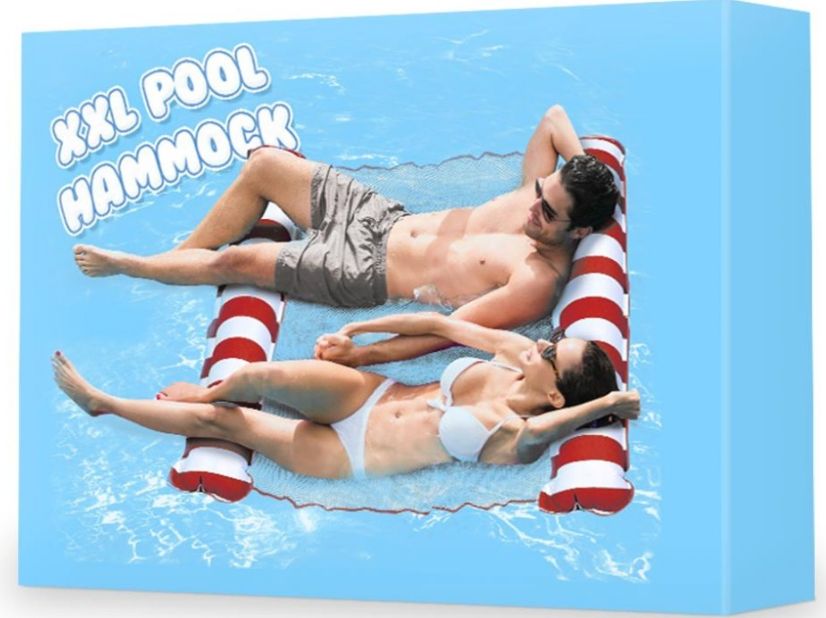 Dmuchany hamak wodny POOL HAMMOCK - XXL 130x138 cm