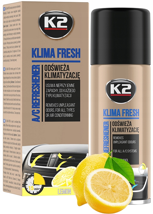 

K2 Klima Fresh Odświeżacz Do Klimatyzacji Lemon