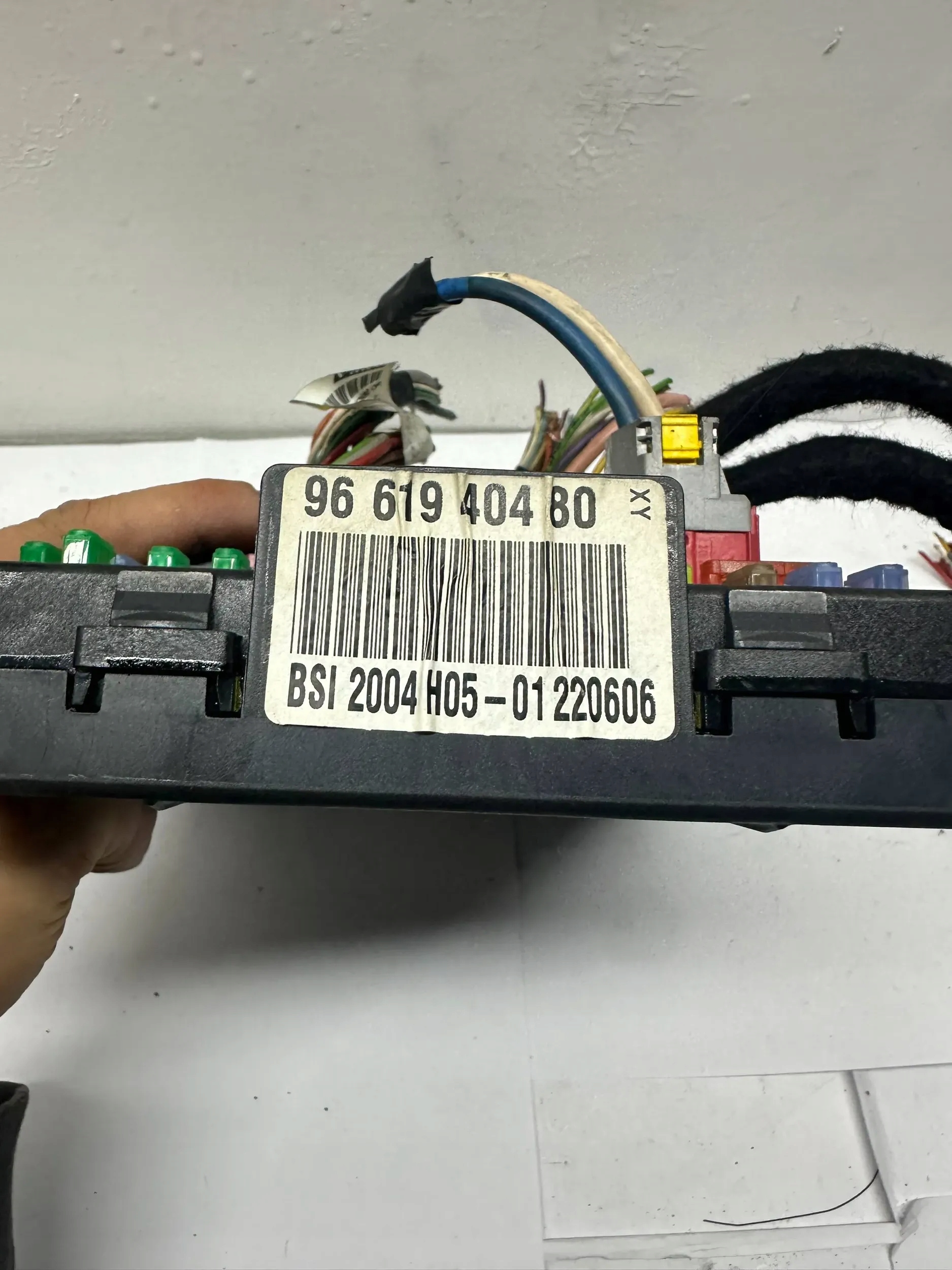 Bedienteil BSI 2004 H05 9661940480 PSA Johnson Controls 2063