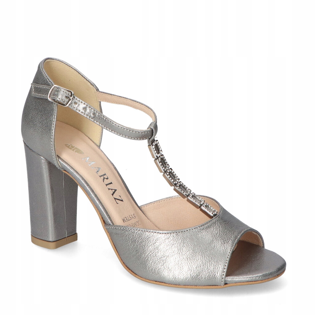 Sandály Mariaž 02306 Stříbrné lico 37