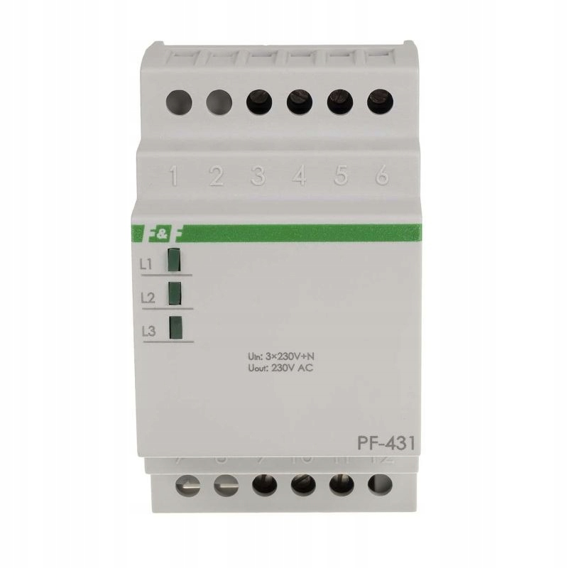 F&f Automatický Fázový Přepínač 3x 230V 16A IP20 3P Fif PF-431