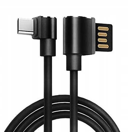 

Pleciony Kabel Kątowy - Usb Typ-c Quick Charge Qc