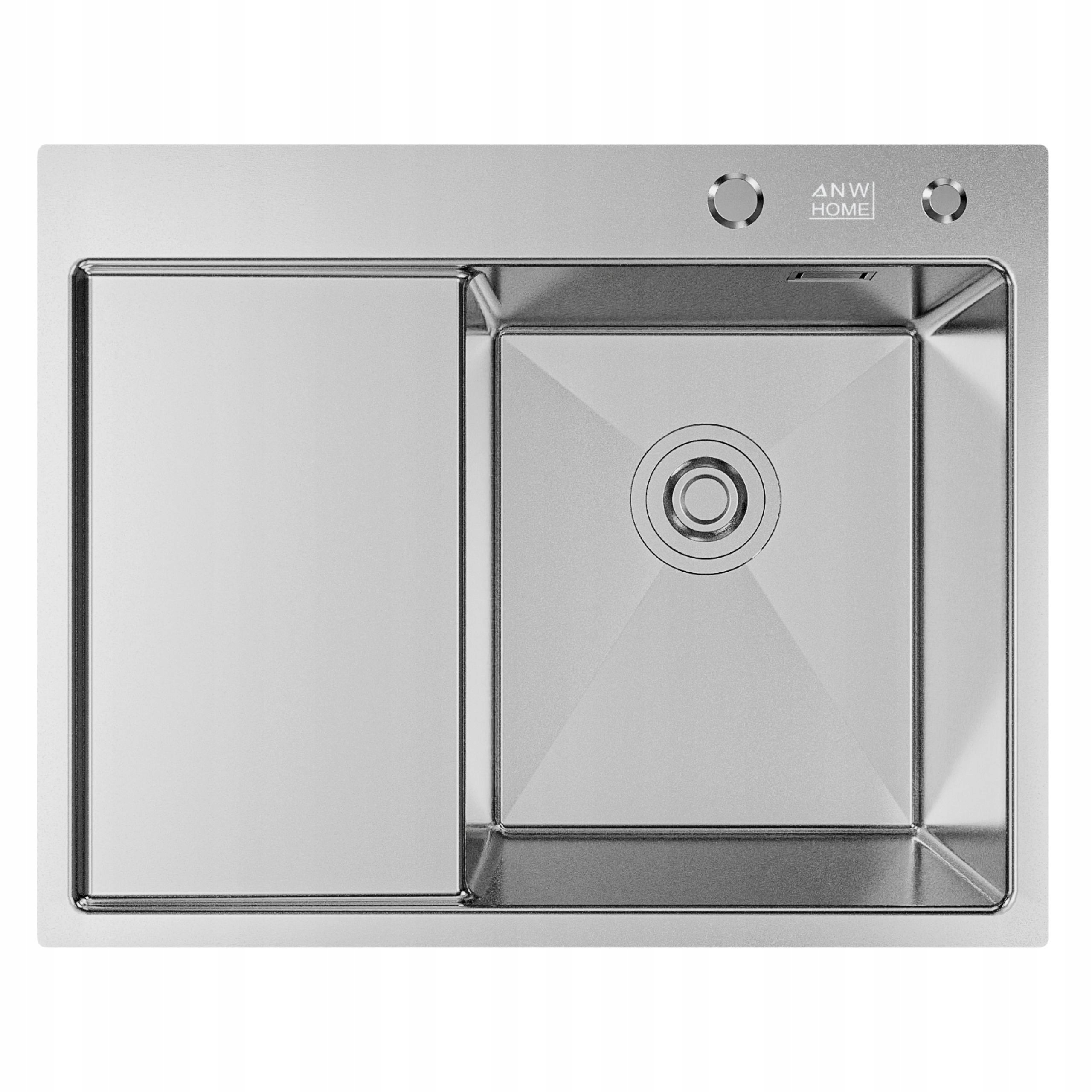 Kuchynský Drez 63X50 CM Inox S Nano Odkvapkávačom