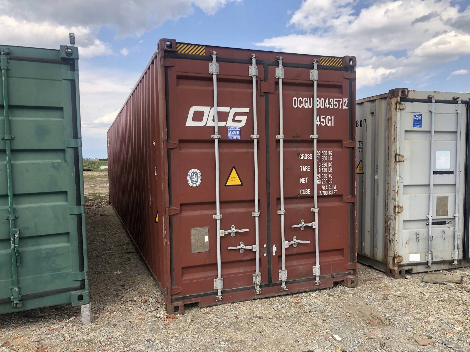 KONTENER MORSKI 40 HC - Wynajem