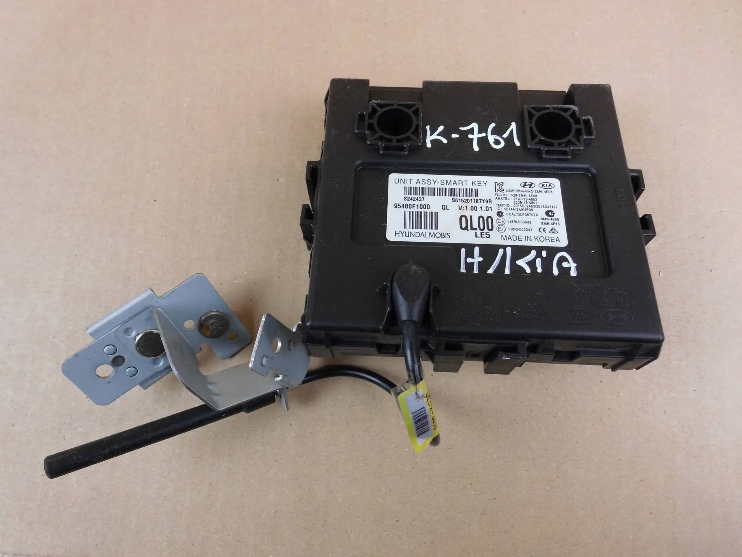 KIA Sportage IV modulo computer Centralina SMARTKEY 95480F1000