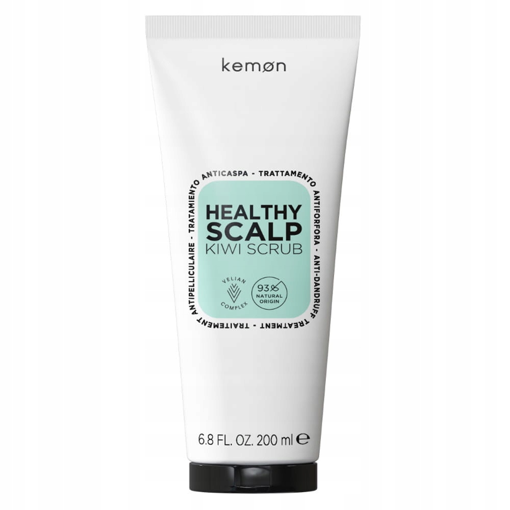 Kemon Healthy Kiwi Scrub peeling proti lupům pro pokožku hlavy a vlasy