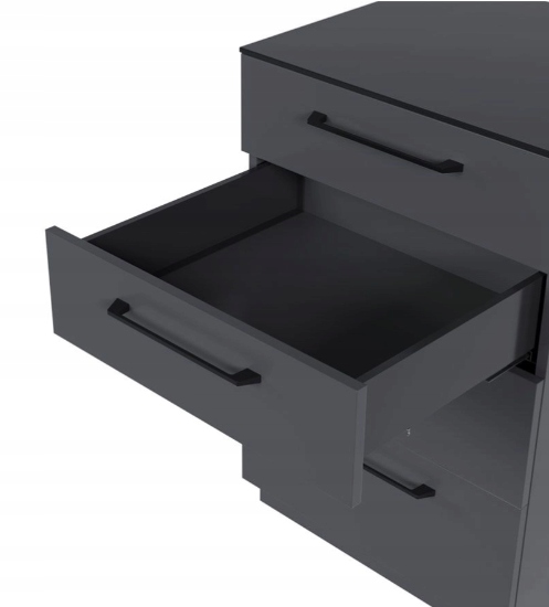 Zásuvkový Systém Rejs Ultra Box Délka L500 Výška H118 Střední Grafit