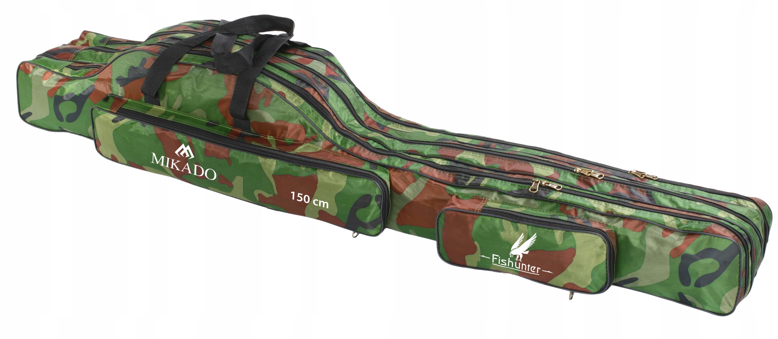Pokrowiec Na Wędki Mikado 3 Komorowy 150cm Camo