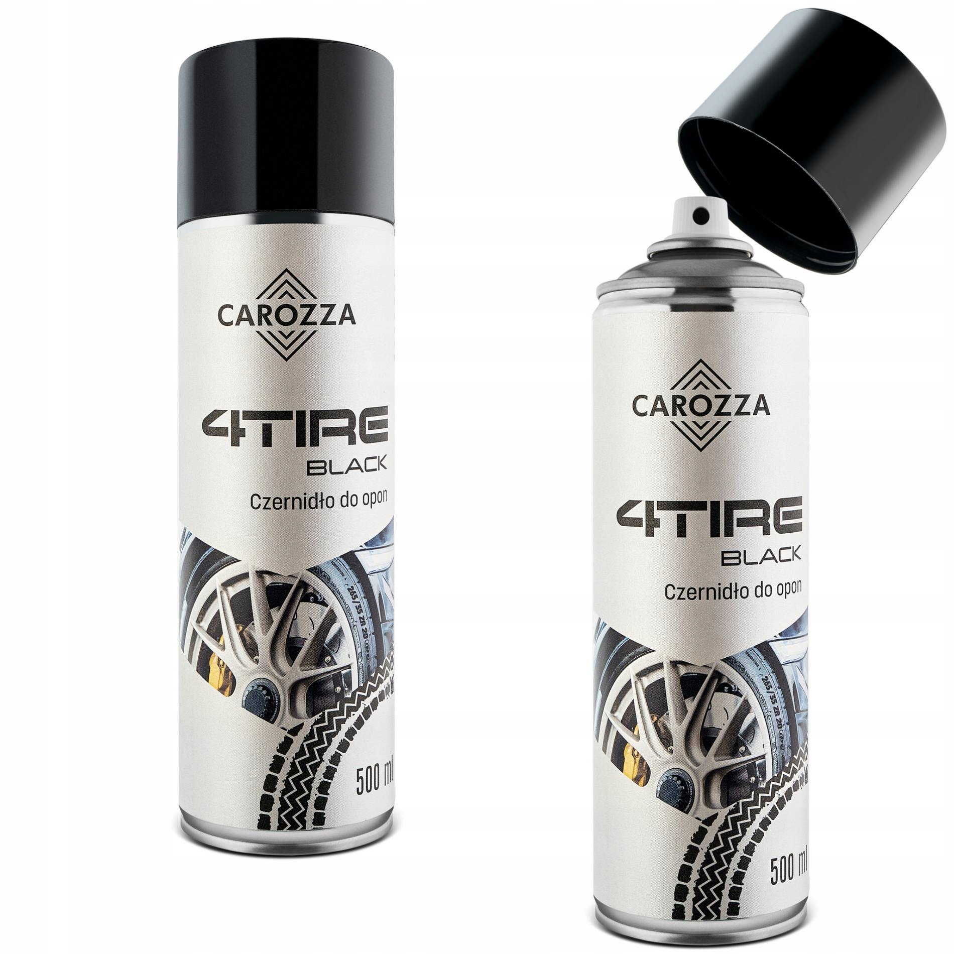

2x Czernidło do Opon Samochodu Gum Czarne 500 ml