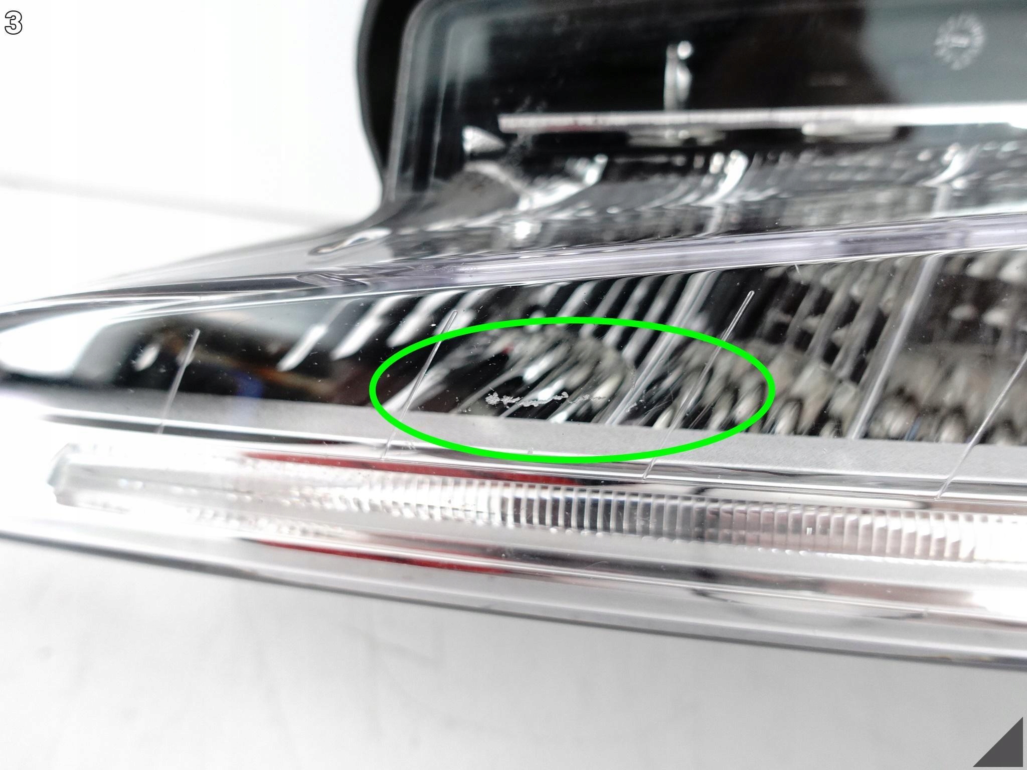 PORSCHE 991 911 11-15 light LED DRL indicator fog light left front