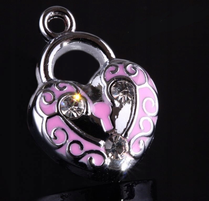 H855N Zawieszka Charms Serce 15mm 2szt