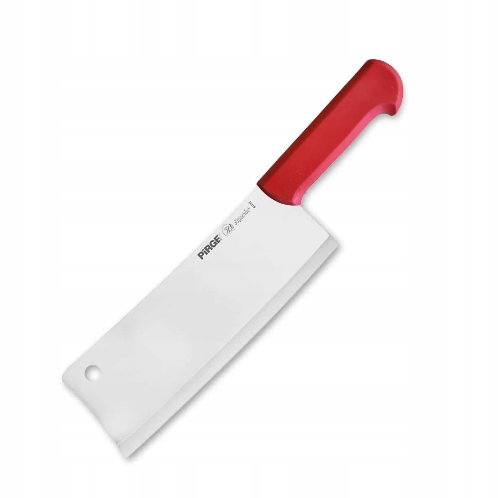 Řeznický/kuchařský sekáček 230 mm Pirge Superior, červený