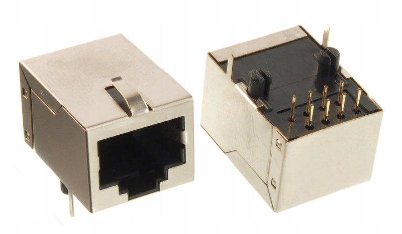 

Gniazdo lutowane montażowe ekranowane RJ45 Tht