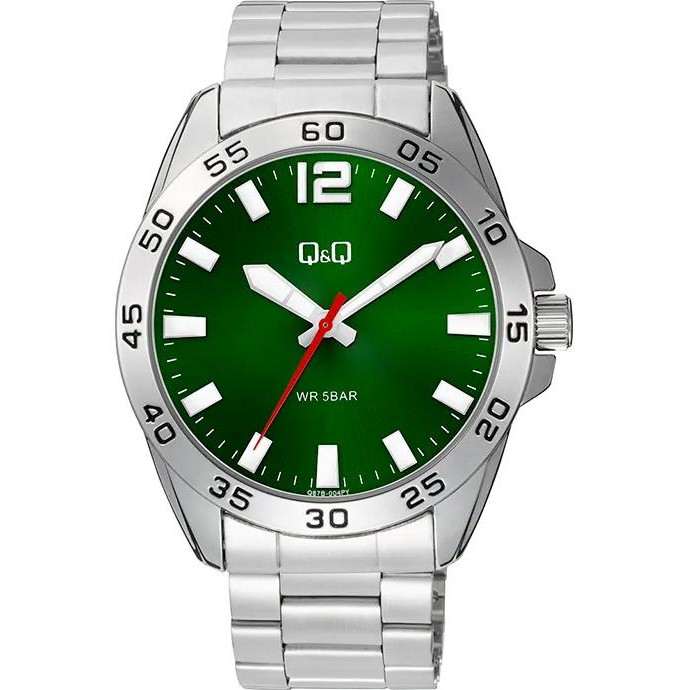 Pánské Hodinky Qq Q87B-004P stříbrné