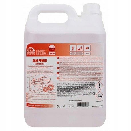 Sani power 5l mocny płyn do sanitariatów