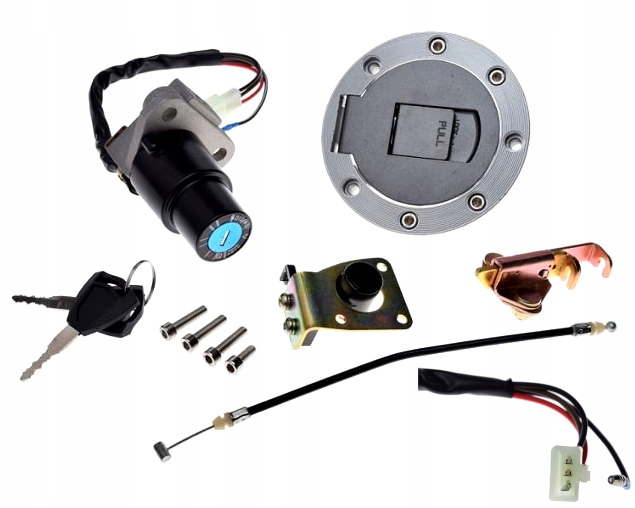 Stacyjka zamek kluczyk kpl zamków KOREK ZIPP PRO