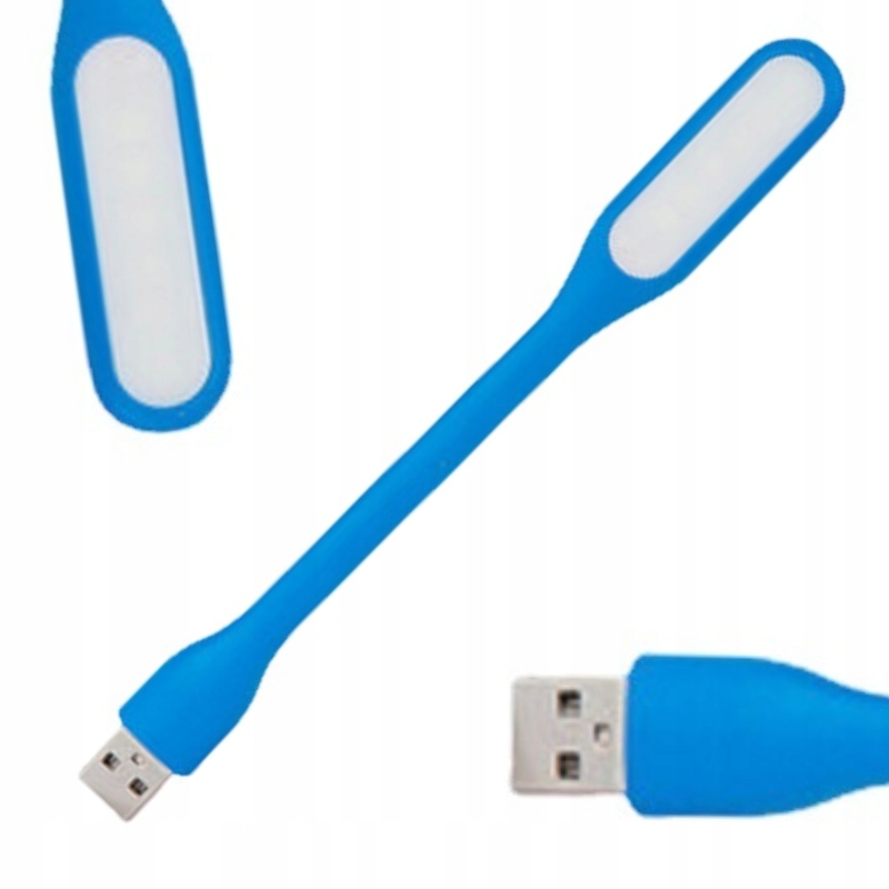 LAMPKA DO USB SILIKON 6 LED ENERGOOSZCZĘDNA DO KOMPUTERA - BLUE Waga produktu z opakowaniem jednostkowym 0.02 kg