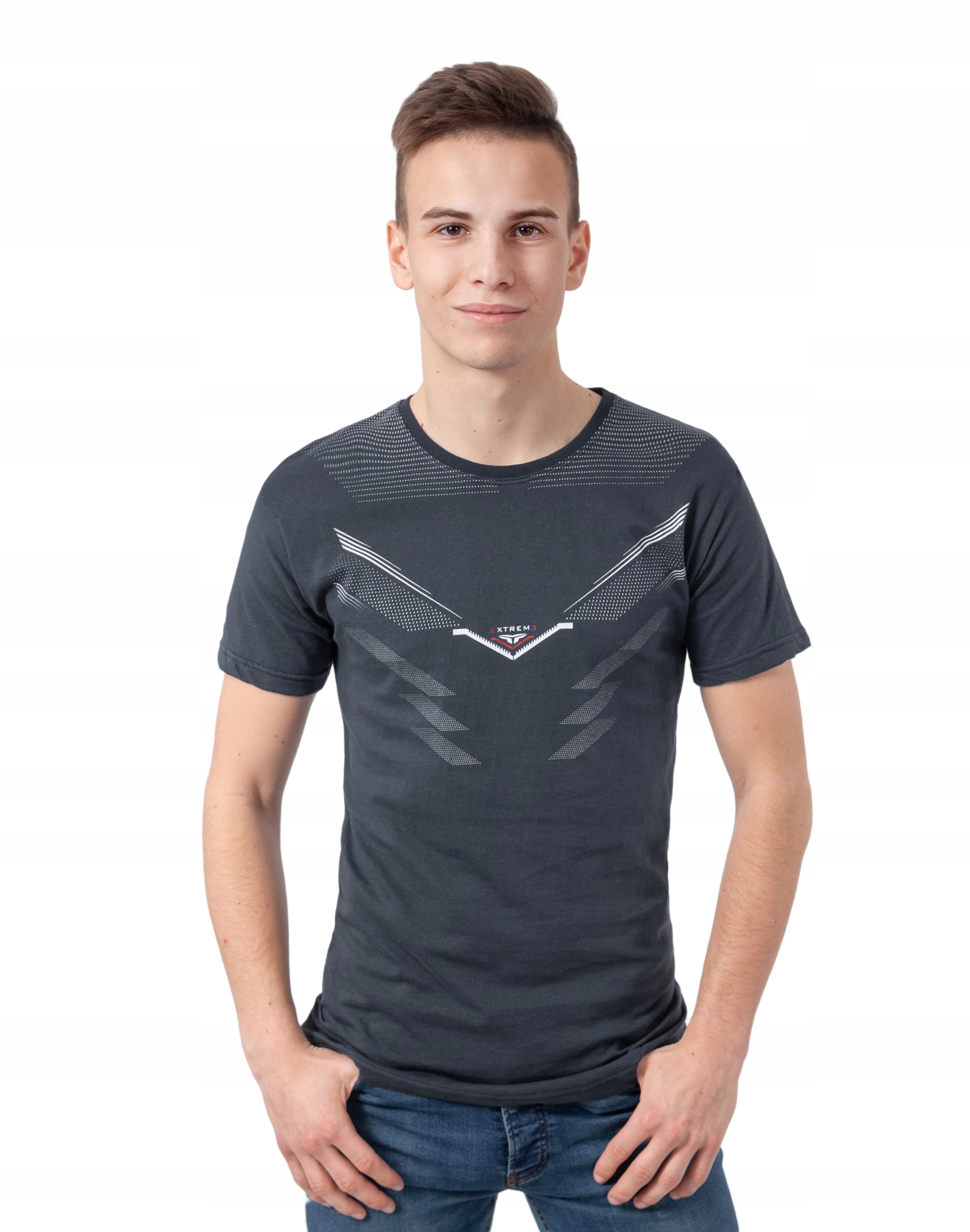

Koszulka Podkoszulek Tshirt Męski Shirt KM15-3 r M
