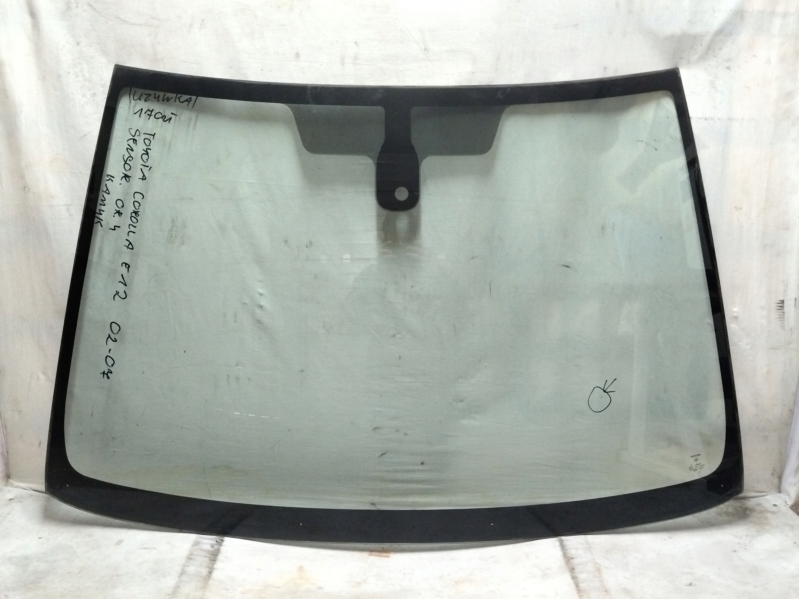 SZYBA PRZEDNIA TOYOTA COROLLA E12 (2002-07) SENSOR