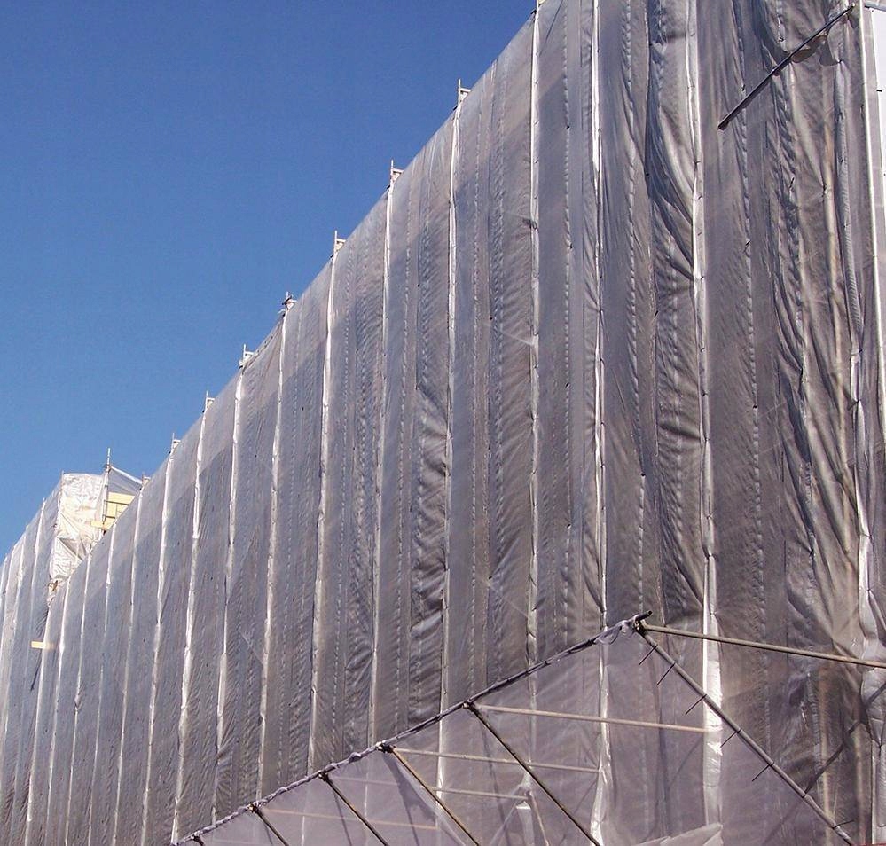 Ochranná plachta na lešenie