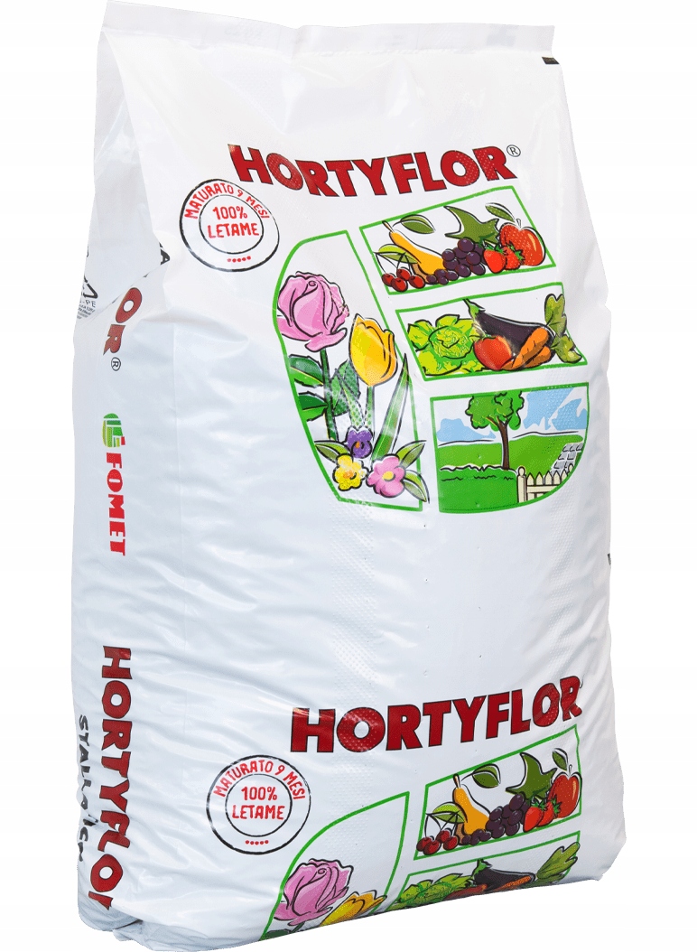 Nawóz organiczny, naturalny Fomet obornik 25 kg 40 l