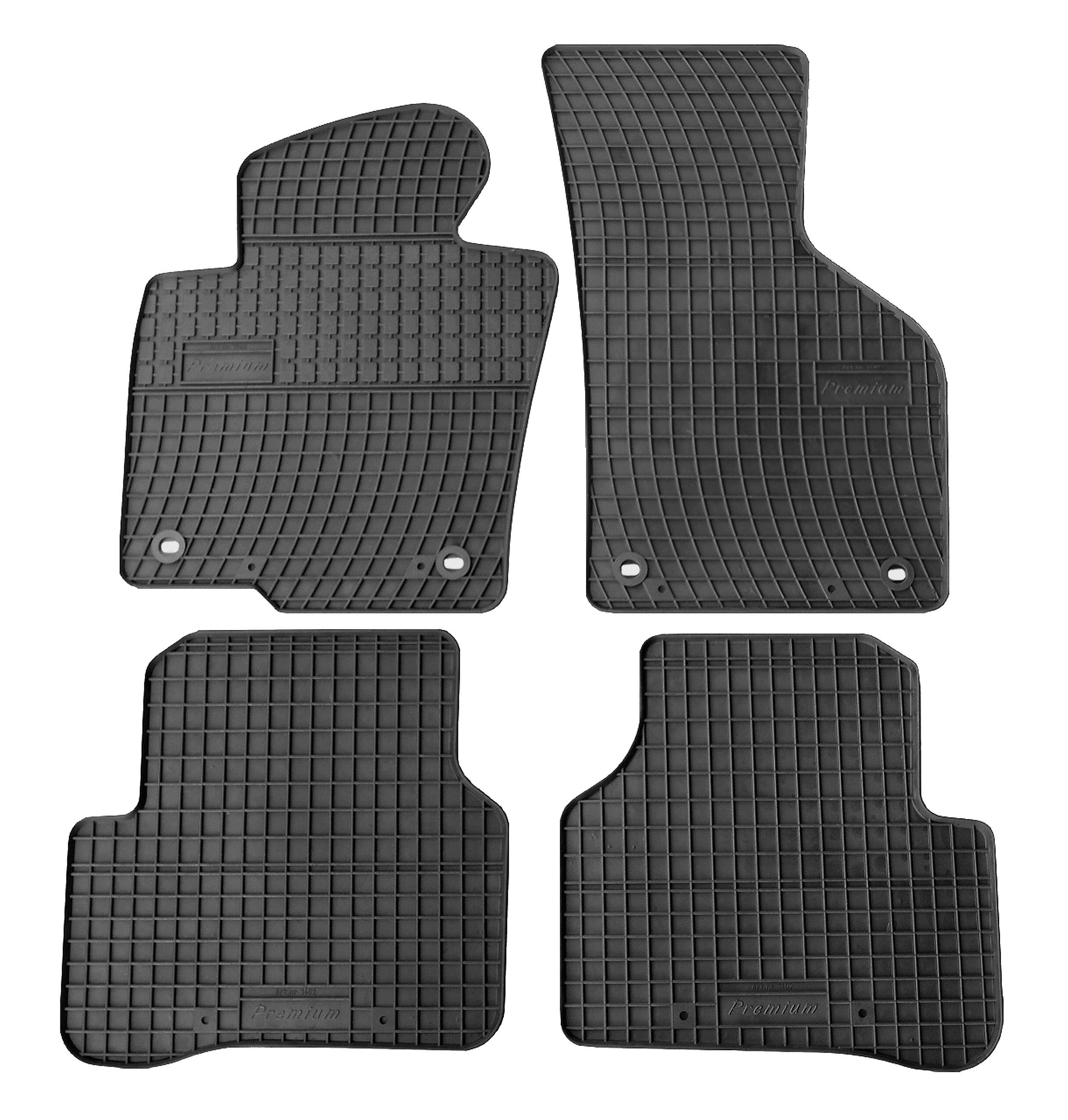 VW PASSAT B6 B7 CC DYWANIKI GUMOWE STOPERY OWAL