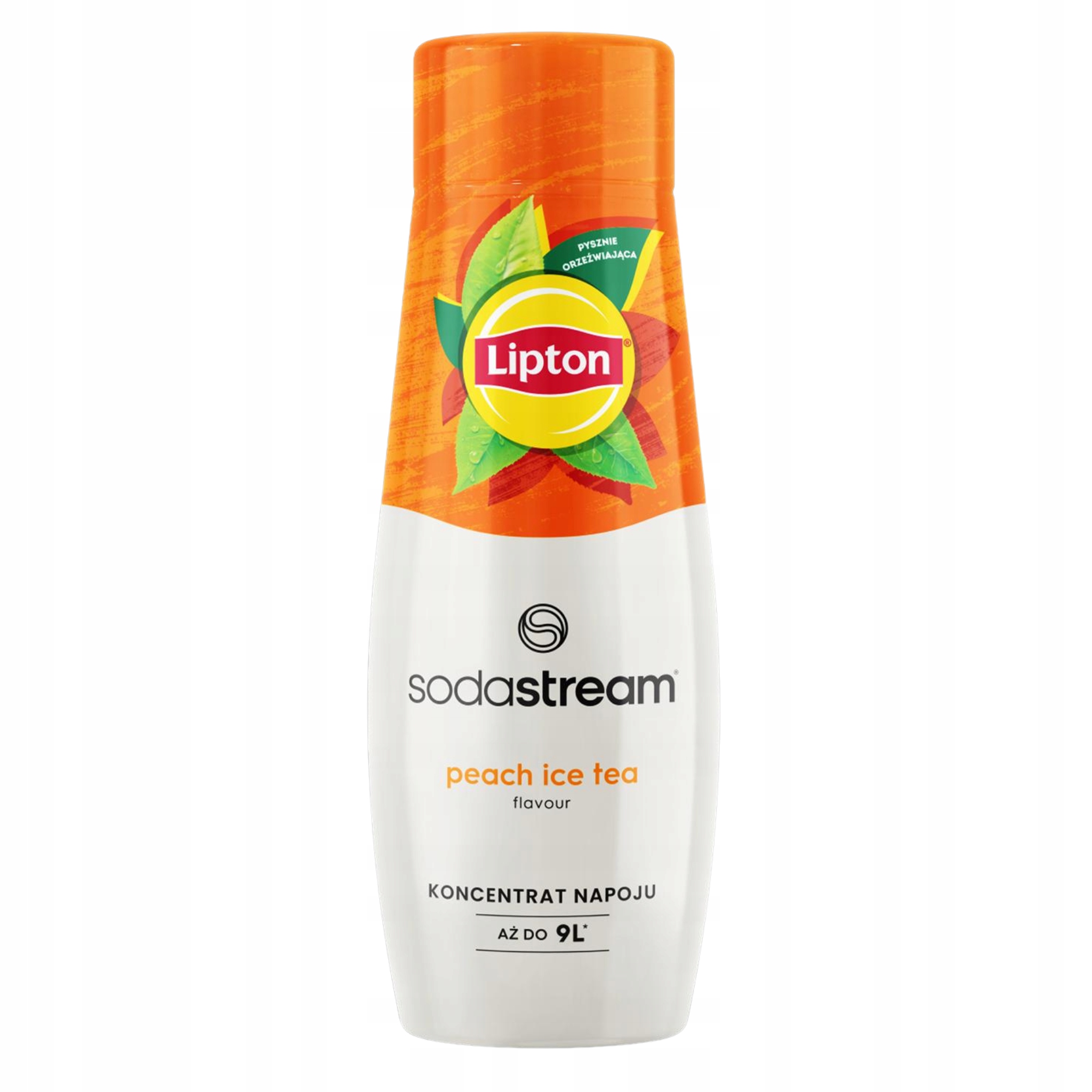 Zestaw SodaStream Syrop Herbata Lipton Ice Tea Peach + Cytryna Limonka Sok Stan opakowania oryginalne