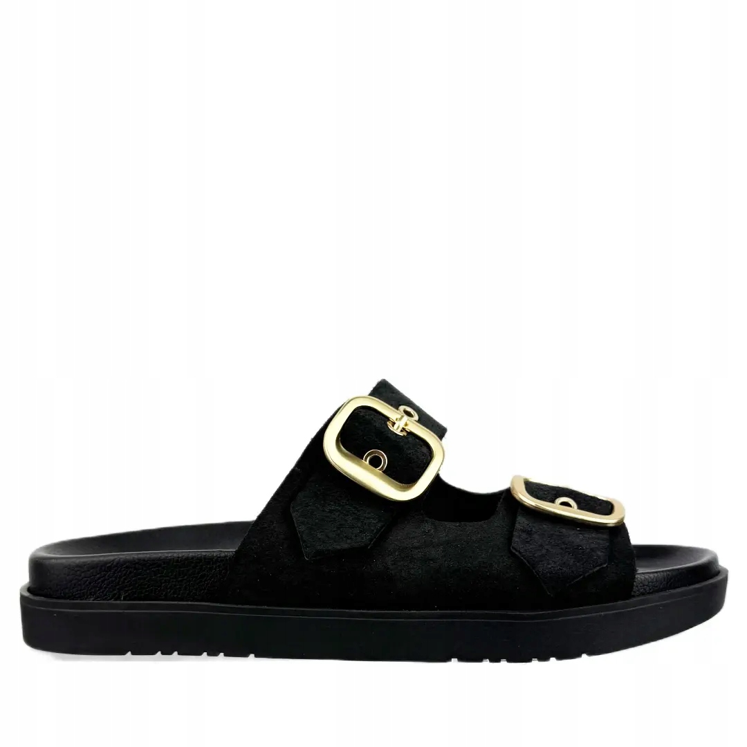 Nazouváky pantofle Yokono morena-250 negro 41, Černá