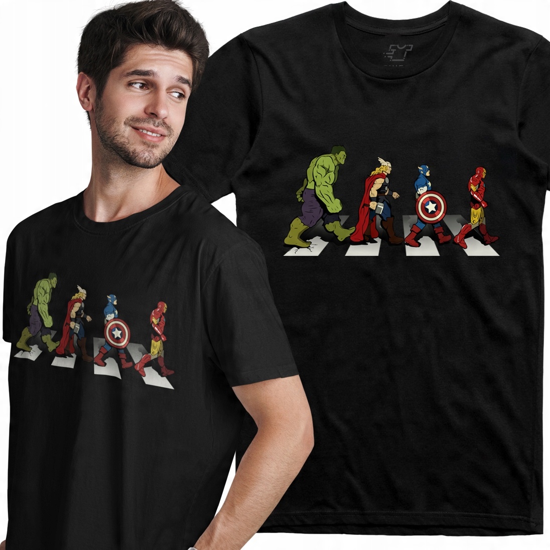 

Koszulka Marvel Avengers Hulk Thor Iron Man XL
