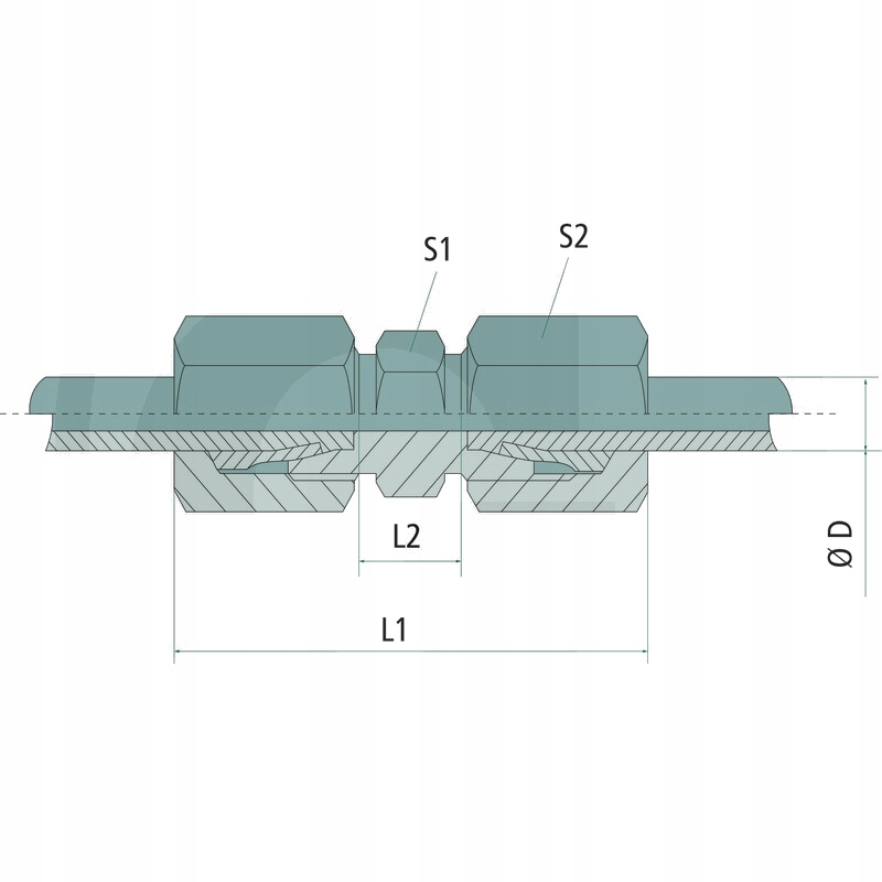 Groeneveld-Beka Złącze proste