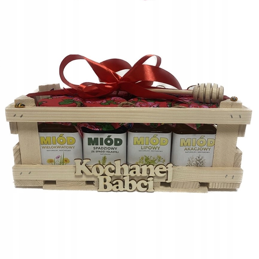 Levně Sada 8 medů pro babičku, dědečka, maminku, tatínka Dárek Den babičky a dědečka