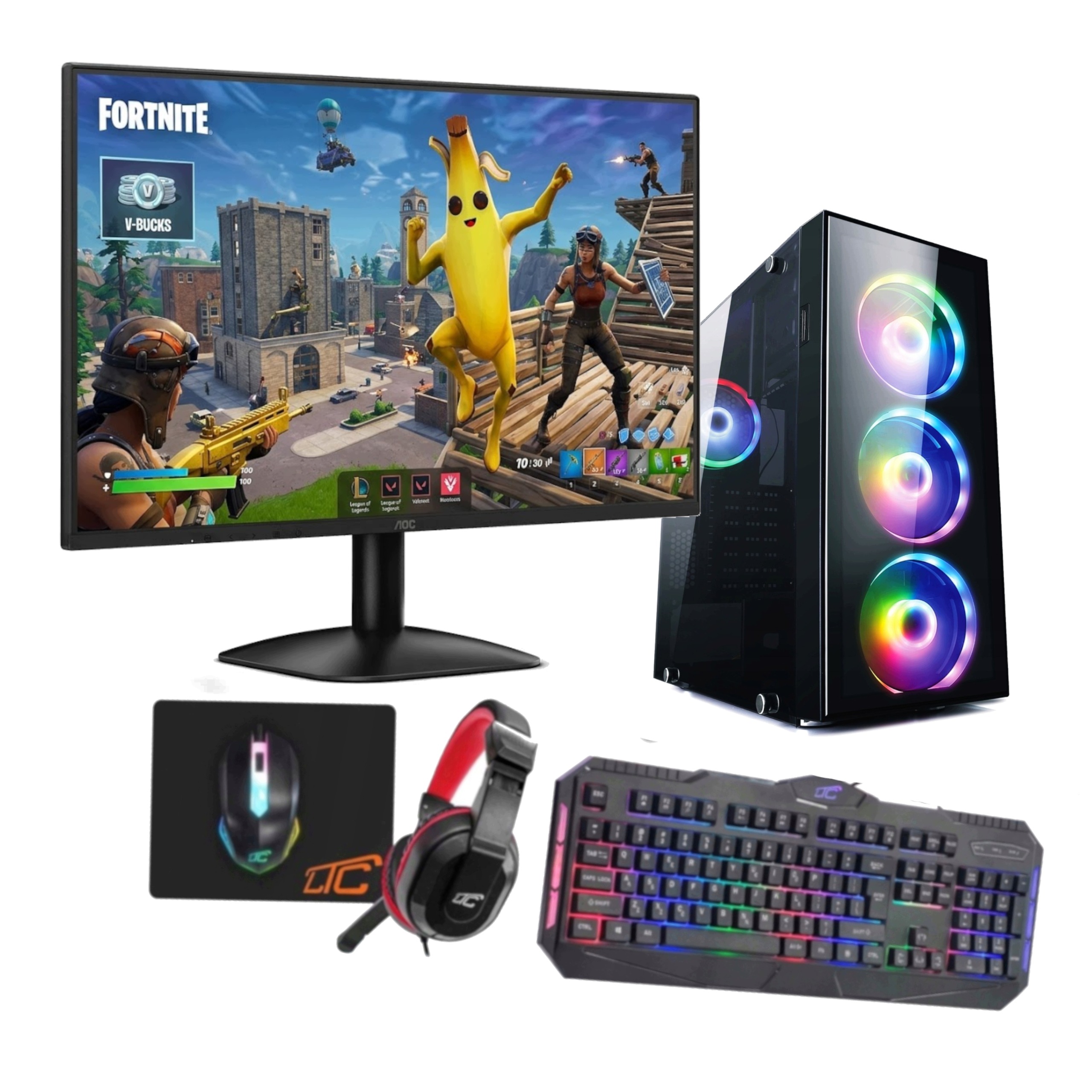 Zestaw Komputer Gamingowy Ryzen 5 3400G 16GB 512 Gb Win 11 Pro Do Gier