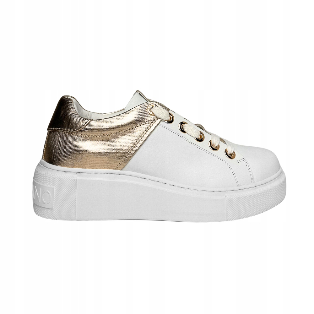 Valentino bílo-zlaté tenisky Baraga S Sneaker Lace-U 38