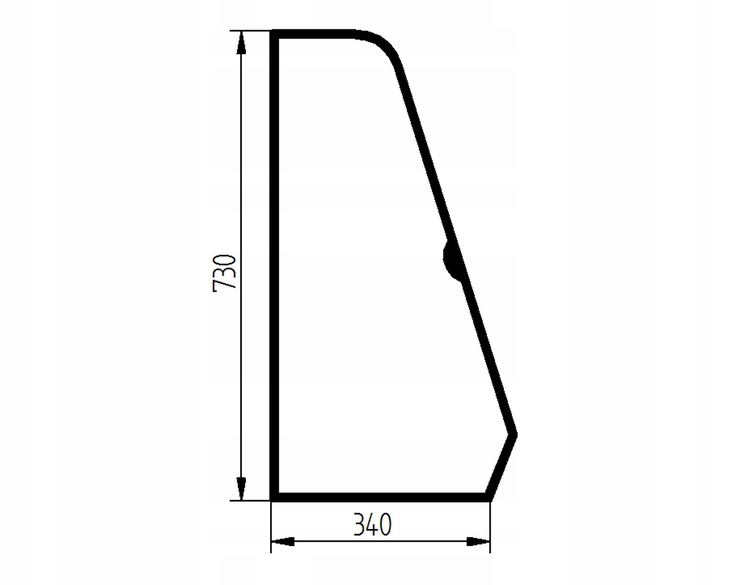 sklo teleskopický nakladač Jcb dveře 827/30473