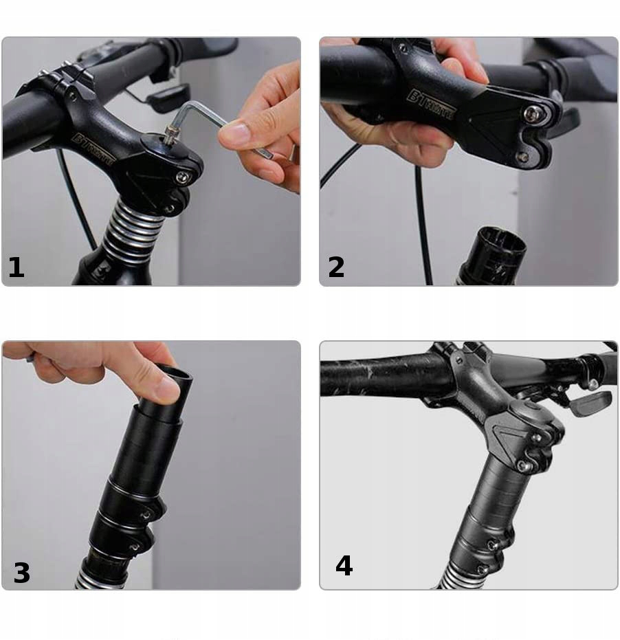 ADAPTER PRZEDŁUŻKA WSPORNIKA KIEROWNICY A-HEAD Wewnętrzna średnica obejmy mostka (cale) 1,1/8