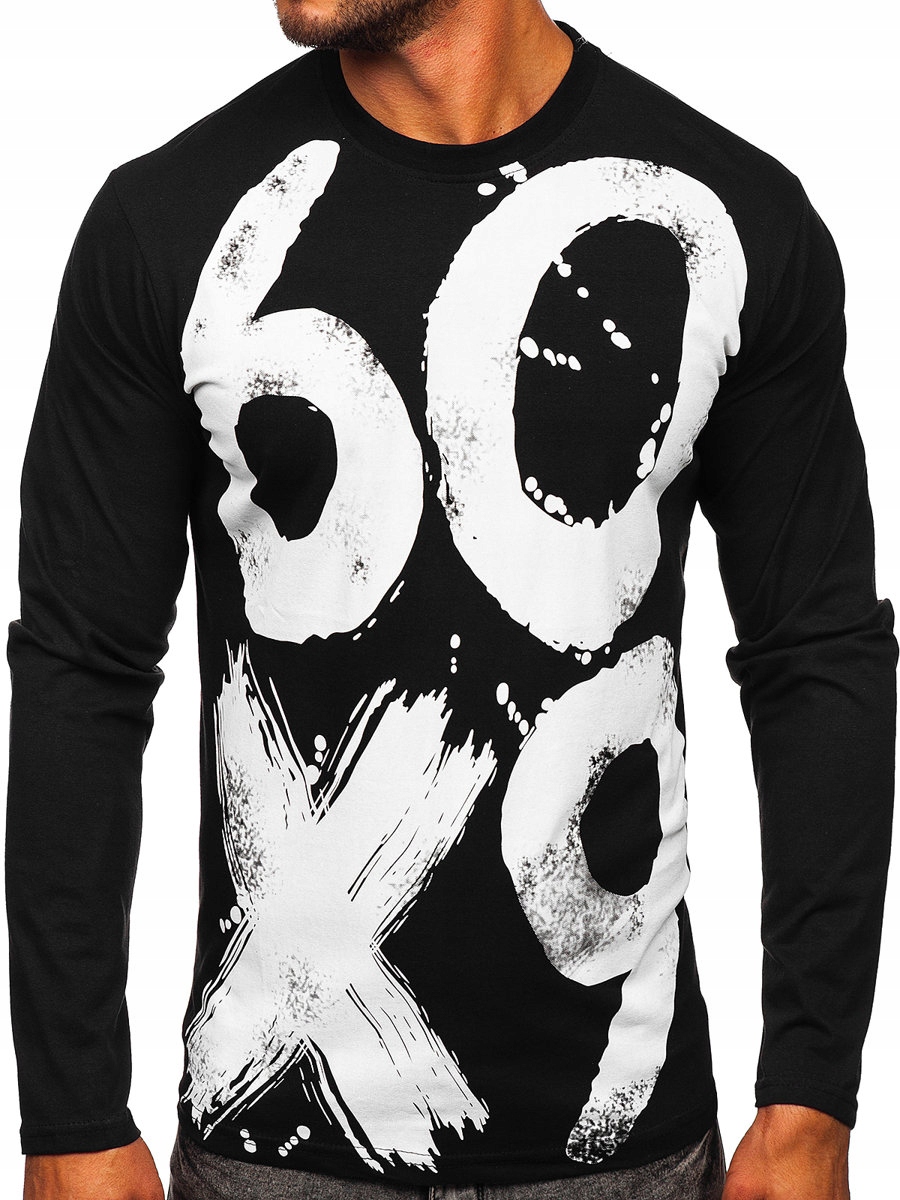 

Longsleeve Z Nadrukiem Czarny 146745 ROZMIAR_2XL